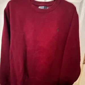 Polo by Ralph Lauren Men's Burgundy Sweatshirt